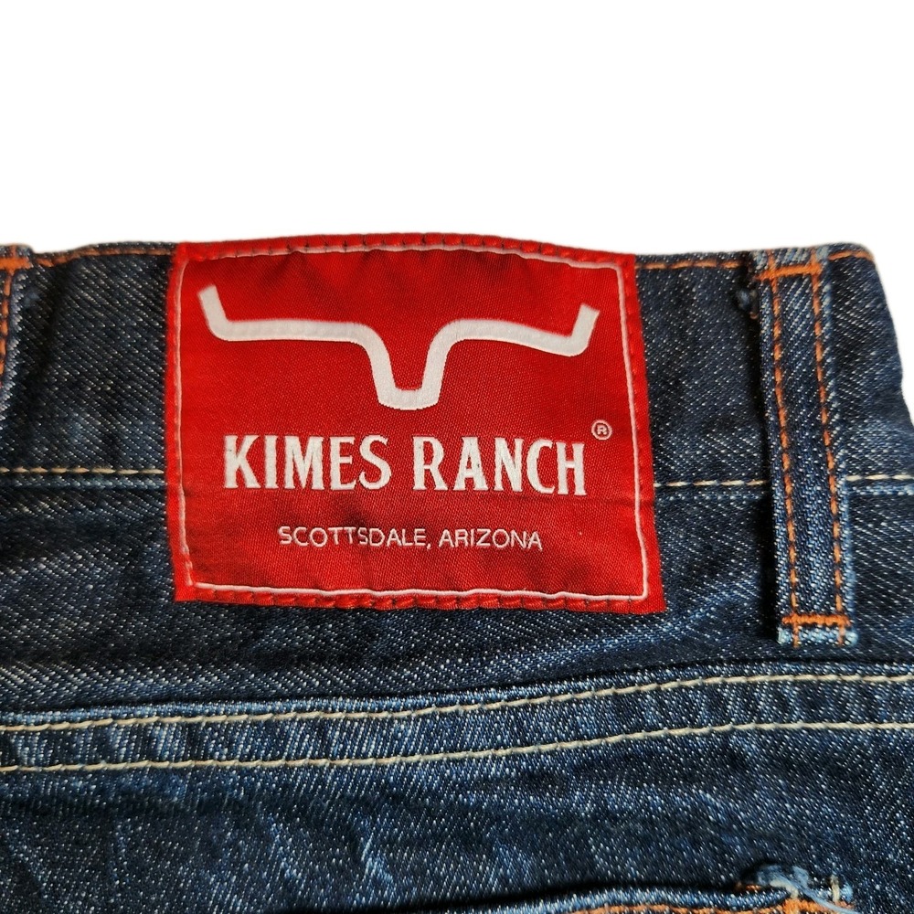 Kimes Ranch Dillon Jeans Mens 31x36 Made USA Relaxed Bootcut Western Cowboy EUC - Picture 10 of 13